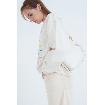 Bluza de trening cu imprimeu logo