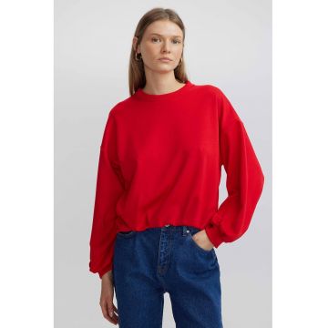 Bluza de trening cu maneci cazute