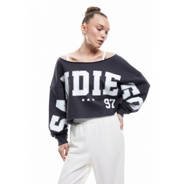 Bluza de trening cu maneci cazute