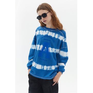 Bluza de trening cu model si maneci cazute