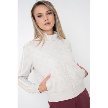 Bluza de trening cu monograma si fermoar