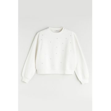 Bluza de trening cu strasuri