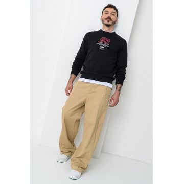 Bluza de trening din amestec de bumbac cu imprimeu logo