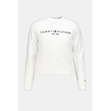 Bluza de trening din amestec de bumbac organic cu logo