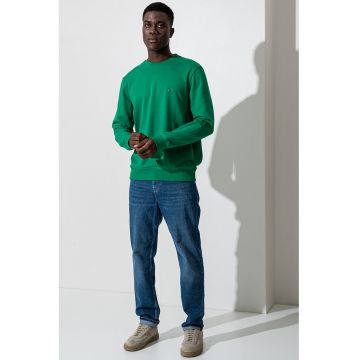 Bluza de trening din bumbac organic cu logo