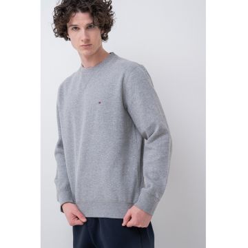 Bluza de trening regular fit cu decolteu la baza gatului