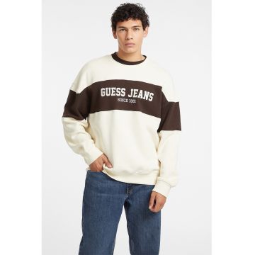 Bluza de trening supradimensionata cu decolteu la baza gatului