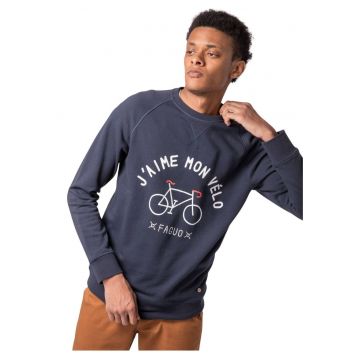 Bluza sport cu imprimeu frontal -