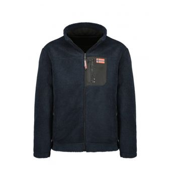 Bluzon fleece cu buzunare -