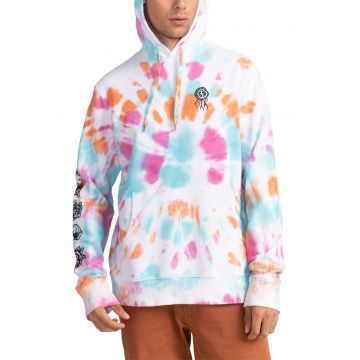 Hanorac cu imprimeu tie dye Bloom -