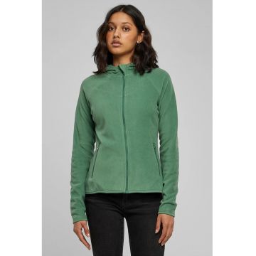 Hanorac din fleece cu terminatie asimetrica