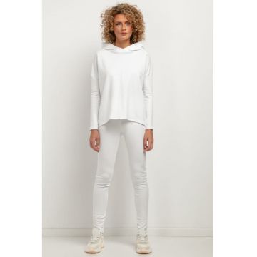 Hanorac lejer alb T379