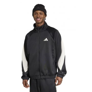 Jacheta cu model colorblock si maneci raglan