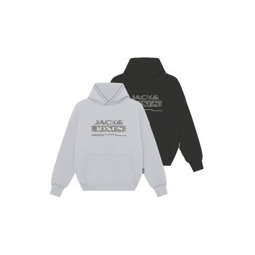 Set de hanorace cu imprimeu logo - 2 piese