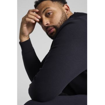 Bluza de trening cu decolteu la baza gatului Small No.1 - Bleumarin