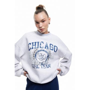 Bluza de trening cu imprimeu text