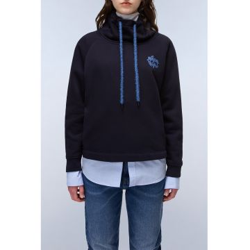 Bluza de trening din amestec de bumbac cu logo