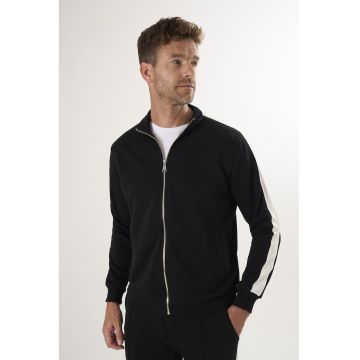 Bluza de trening din bumbac cu fermoar