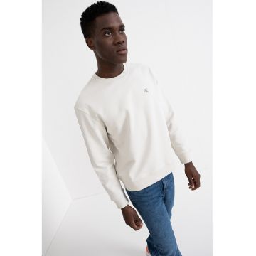 Bluza de trening din bumbac cu maneci usor cazute