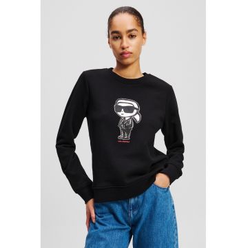 Bluza de trening din bumbac organic cu immprimeu logo