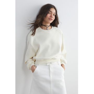 Bluza de trening lejera cu maneci raglan
