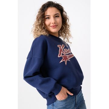 Bluza de trening lejera din amestec de bumbac cu logo