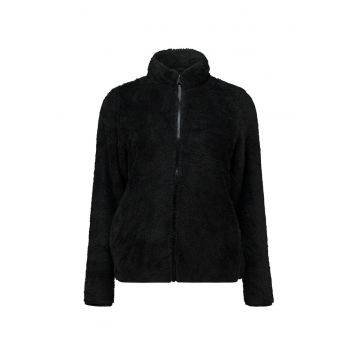 Bluza de trening plusata cu fermoar