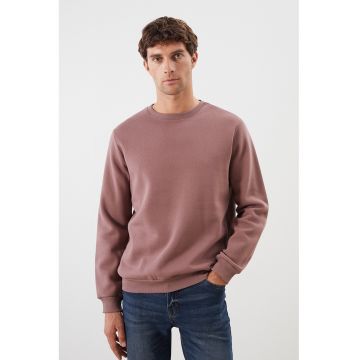 Bluza de trening regular fit cu decolteu la baza gatului