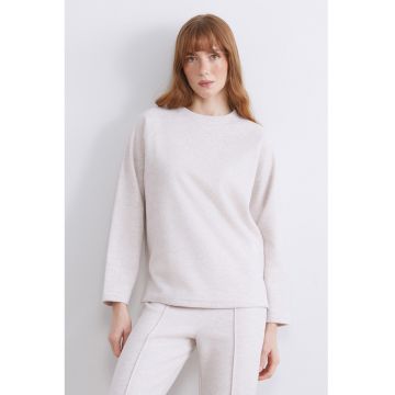 Bluza de trening regular-fit cu model uni