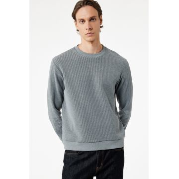 Bluza de trening uni cu decolteu la baza gatului