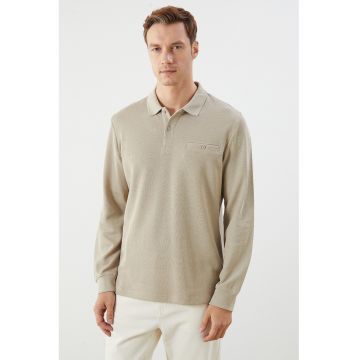 Bluza lejera cu guler polo