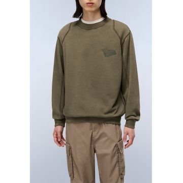 Bluza lejera de trening din bumbac cu imprimeu logo pe spate
