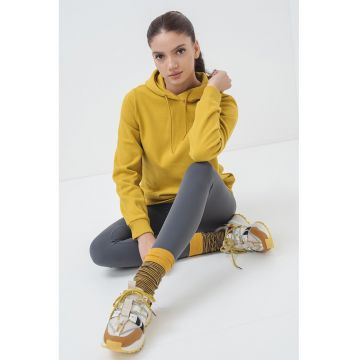 Hanorac regular-fit cu logo discret