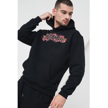 Hanorac regular fit cu logo