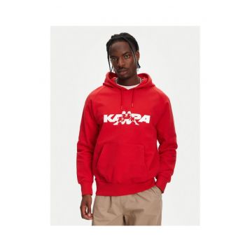 Hanorc barbati  341V57W - Bumbac organic - Rosu