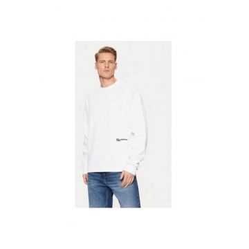 Bluza barbati -  304613975 - Bumbac organic - Alb