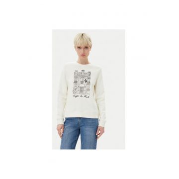 Bluza dama  A2W20057 - Bumbac organic - Ecru