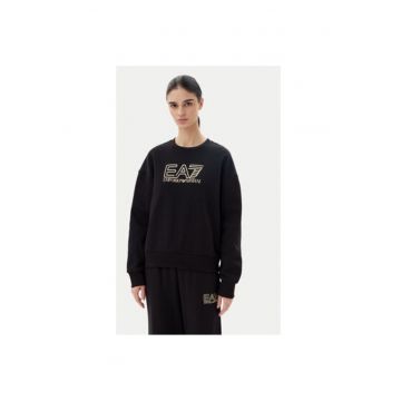 Bluza dama Ea7 Emporio Armani - 7W000100 AF10377 - Bumbac/Poliester - Negru