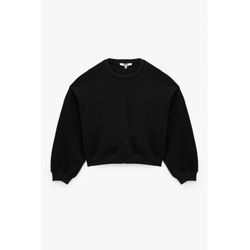 Bluza de trening cu decolteu la baza gatului