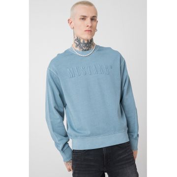 Bluza de trening cu decolteu la baza gatului si imprimeu logo Auburn Bluza de trening cu decolteu la baza gatului si imprimeu logo Auburn