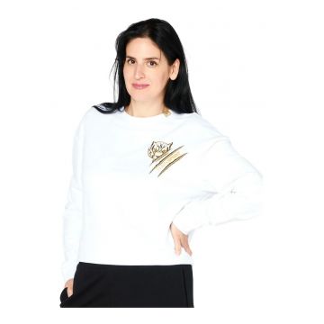 Bluza de trening cu detaliu logo