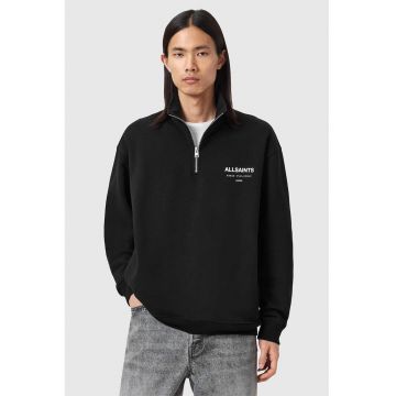 Bluza de trening cu fermoar si imprimeu pe partea din spate Underground Bluza de trening cu fermoar si imprimeu pe partea din spate Underground