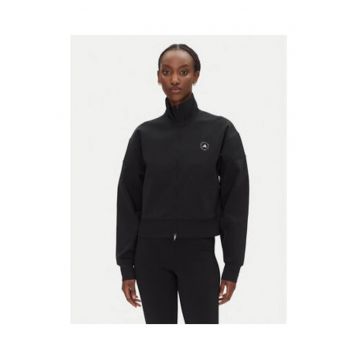 Bluza de trening cu fermoar si maneci cazute