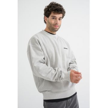 Bluza de trening cu maneci cazute si croiala lejera Bluza de trening cu maneci cazute si croiala lejera
