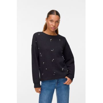 Bluza de trening cu perle sintetice