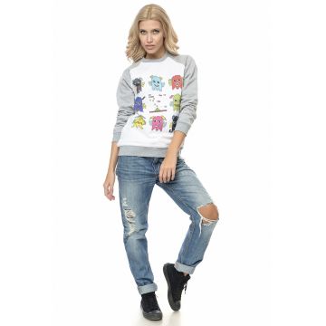 Bluza de trening de bumbac cu imprimeu grafic