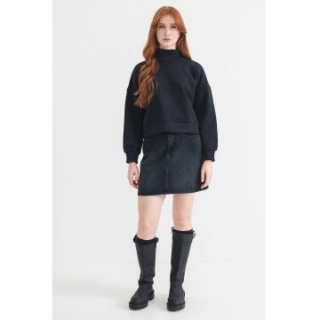 Bluza de trening lejera cu guler inalt
