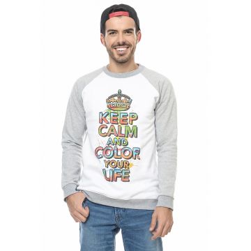 Bluza de trening regular fit cu imprimeu grafic Bluza de trening regular fit cu imprimeu grafic