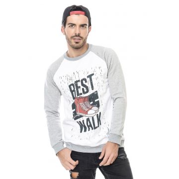 Bluza de trening regular fit cu imprimeu grafic Bluza de trening regular fit cu imprimeu grafic