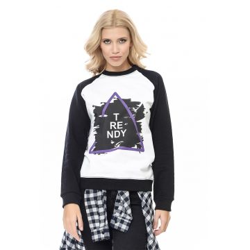 Bluza de trening regular fit de bumbac